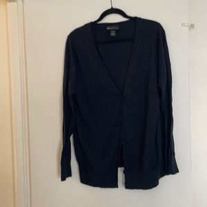 Classic black cardigan